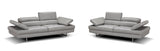 Aurora Premium Leather Sofa Set - 18745 | J&M | Home Elegance USA