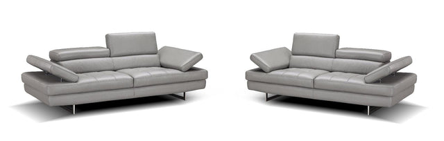 Aurora Premium Leather Sofa Set - 18745 | J&M | Home Elegance USA