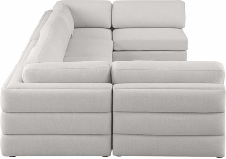 Beckham - Modular Sectional 6 Piece - Beige - Modern & Contemporary - Home Elegance USA