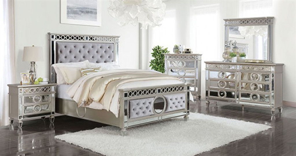 Marseille - 5 Piece Queen Bedroom Set With Chest - Home Elegance USA