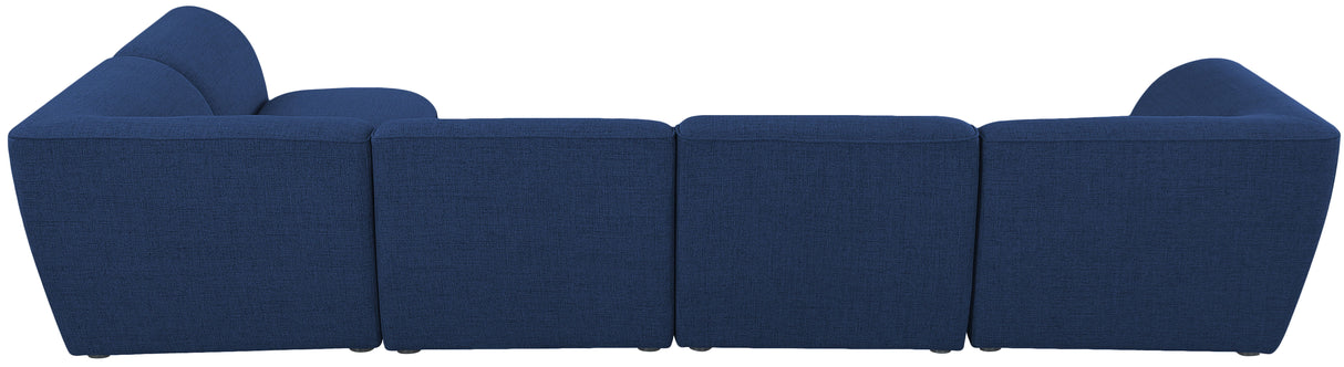 Miramar - Modular Sectional 5 Piece - Navy - Home Elegance USA