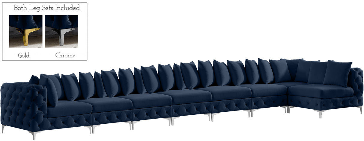 Tremblay - Modular Sectional 8 Piece - Navy - Modern & Contemporary - Home Elegance USA