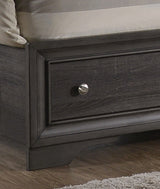 Traditional Matrix King Size Storage Bed in Gray Color made with Wood - Home Elegance USA