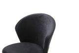 Vig Furniture - Modrest Nadia Modern Black Velvet & Rosegold Dining Chair (Set Of 2) - Vgvcb209-Blkrg