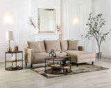 Koniz - Sectional - Beige - Home Elegance USA