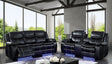 Sirius - Sofa & Love Seat & Chair - Black