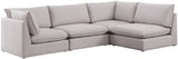 Mackenzie - Modular Sectional 4 Piece - Beige - Fabric - Home Elegance USA