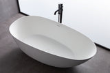 1800mm solid surface stone soaking tub Bathroom freestanding bathtub for adult
