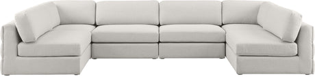 Beckham - Modular Sectional 6 Piece - Beige - Modern & Contemporary - Home Elegance USA