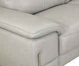 Global United Top Grain Italian Leather Chair - Home Elegance USA