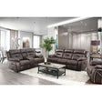Flint - Sofa & Loveseat - Brown