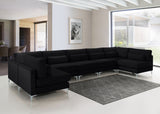 Julia - Modular Sectional 7 Piece - Black - Home Elegance USA