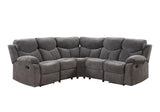 Kalen - Sectional Sofa - Gray Chenille - Home Elegance USA