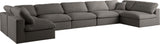 Plush - Cloud Modular Sectional - Grey - Home Elegance USA