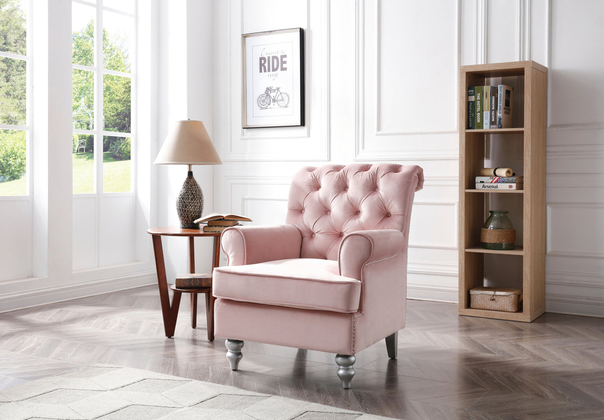 Glory Furniture Anna G0812-C Accent Arm Chair , PINK - Home Elegance USA