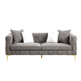 Deepth 35", length 85" weave sofa ,contemporary new concept sofa.handcrafted weave sofa. 3 seater | Home Elegance USA