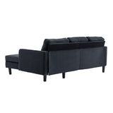 UNITED WE WIN Sectional Sofa Reversible Sectional Sleeper Sectional Sofa with Storage Chaise - Home Elegance USA