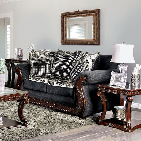 Whitland - Sofa & Loveseat - Dark Gray - Home Elegance USA