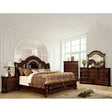 Flandreau - 4 Piece Queen Bedroom Set - Brown Cherry / Espresso