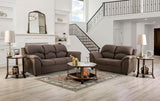 Meyrin - Sofa & Loveseat - Brown - Home Elegance USA