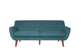 BRENNA SOFA - TEAL - Home Elegance USA