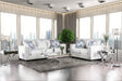 Ilse - Sofa & Loveseat - Off-White / Blue