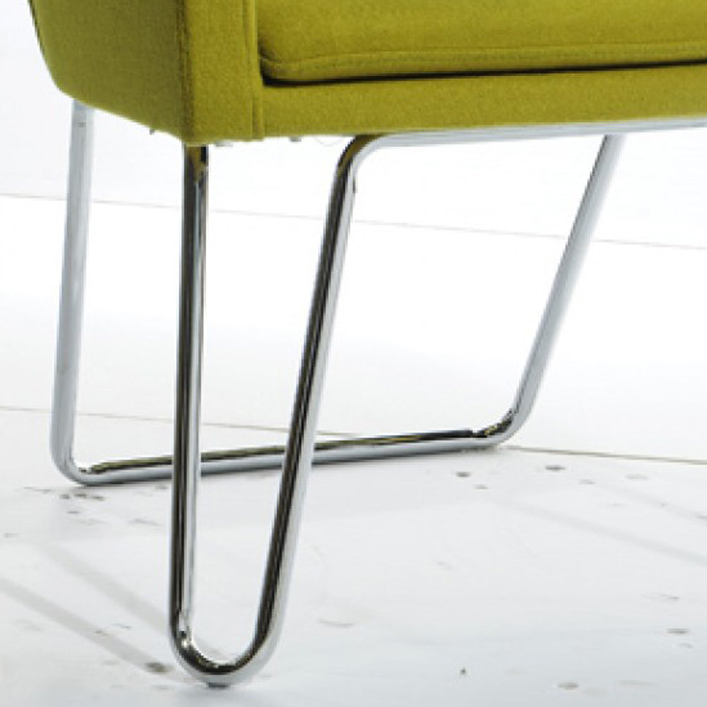 Modrest Anser Modern Green Fabric Lounge Chair - Home Elegance USA