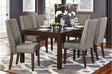 Kavanaugh 7 Piece Dining Room Set In Dark Brown 5409-78-7Set | Homelegance - sold by Home Elegance USA