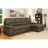 Alcester - Sectional w/ Sleeper - CM6908BR - SET - Home Elegance USA - 2