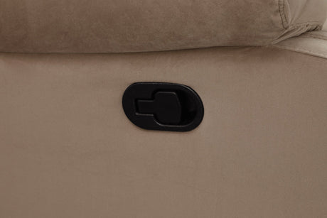 Global United Transitional Microfiber Fabric Sofa