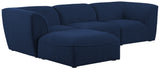 Miramar - Modular Sectional 4 Piece - Navy - Fabric - Home Elegance USA