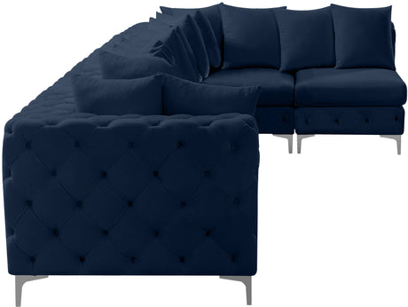 Tremblay - Modular Sectional 6 Piece - Navy - Home Elegance USA