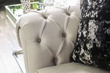 Gilda - Sofa & Loveseat - Beige / Black - Home Elegance USA