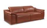 Global United Genuine Italian Leather Power Reclining Sofa