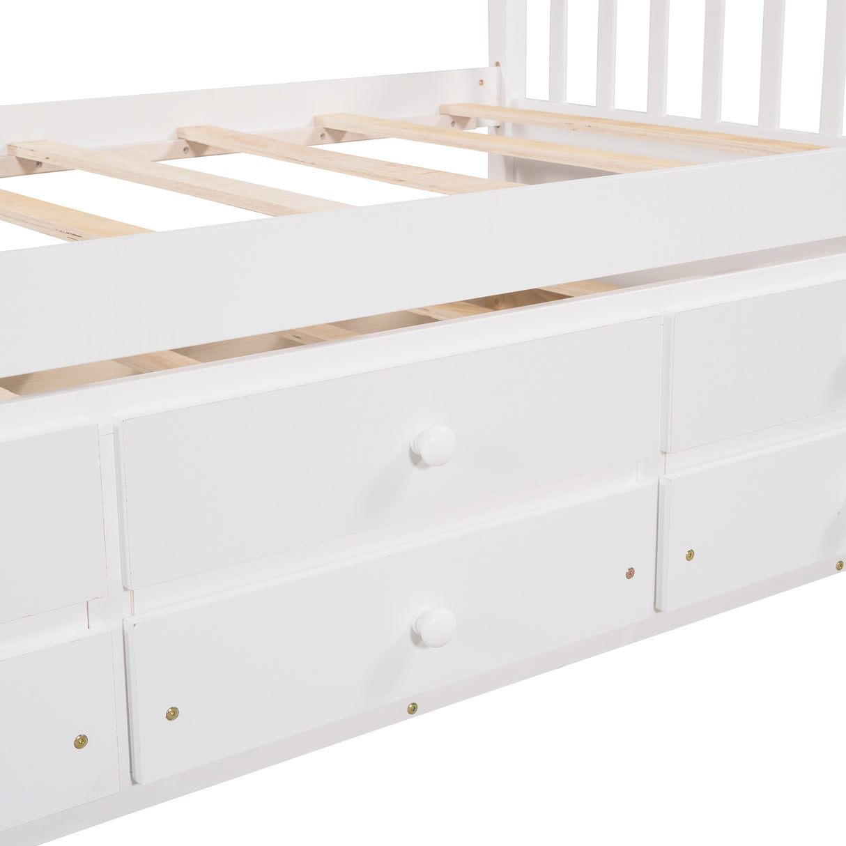 Daybed with Trundle and Drawers, Twin Size, White(OLD SKU: LP0000141KAA) - LP000241AAK - Home Elegance USA - 12