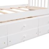 Daybed with Trundle and Drawers, Twin Size, White(OLD SKU: LP0000141KAA) - LP000241AAK - Home Elegance USA - 12