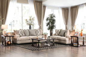 Jaylinn - Sofa & Loveseat - Light Brown