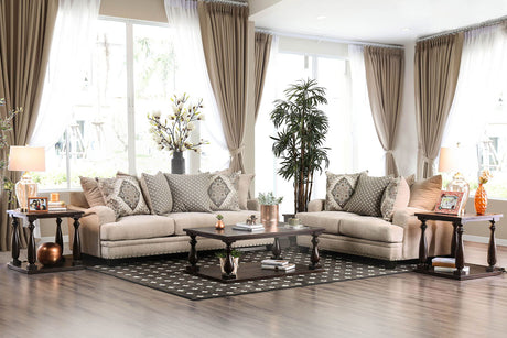 Jaylinn - Sofa & Loveseat - Light Brown - Home Elegance USA