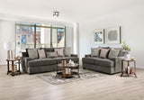 Holborn - Sofa & Loveseat - Gray - Home Elegance USA