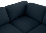 Beckham - Modular Sectional 5 Piece - Navy - Fabric - Home Elegance USA