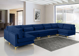 Julia - Modular Sectional 7 Piece - Navy - Home Elegance USA