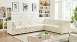 Tuft - Modular Sectional 6 Piece - Cream - Fabric - Home Elegance USA