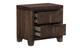 Homelegance - Parnell Night Stand In Distressed Espresso - 1648-4