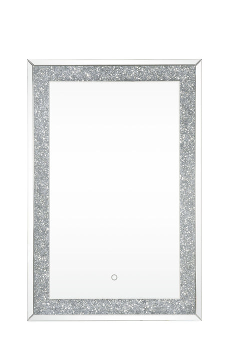 ACME Noralie Wall Decor w/LED, Mirrored & Faux Diamonds 97706