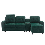 UNITED WE WIN storage sofa /Living room sofa cozy sectional  sofa - Home Elegance USA