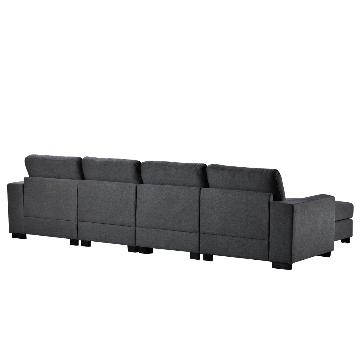 3 Pieces U shaped Sofa with Removable Ottomans | Home Elegance USA