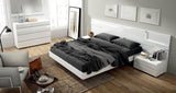 Esf Furniture - Sara 3 Piece Bedroom Queen With Storage Bed Set In Glossy White - Sarastoragekitq.S-3Set