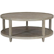 Albion 45-Inch Round Cocktail Table Pewter Oak – Bernhardt