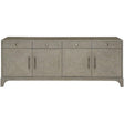 Albion 80-Inch Entertainment Credenza in Pewter Finish – Bernhardt