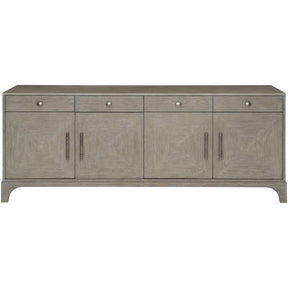Albion 80-Inch Entertainment Credenza in Pewter Finish – Bernhardt